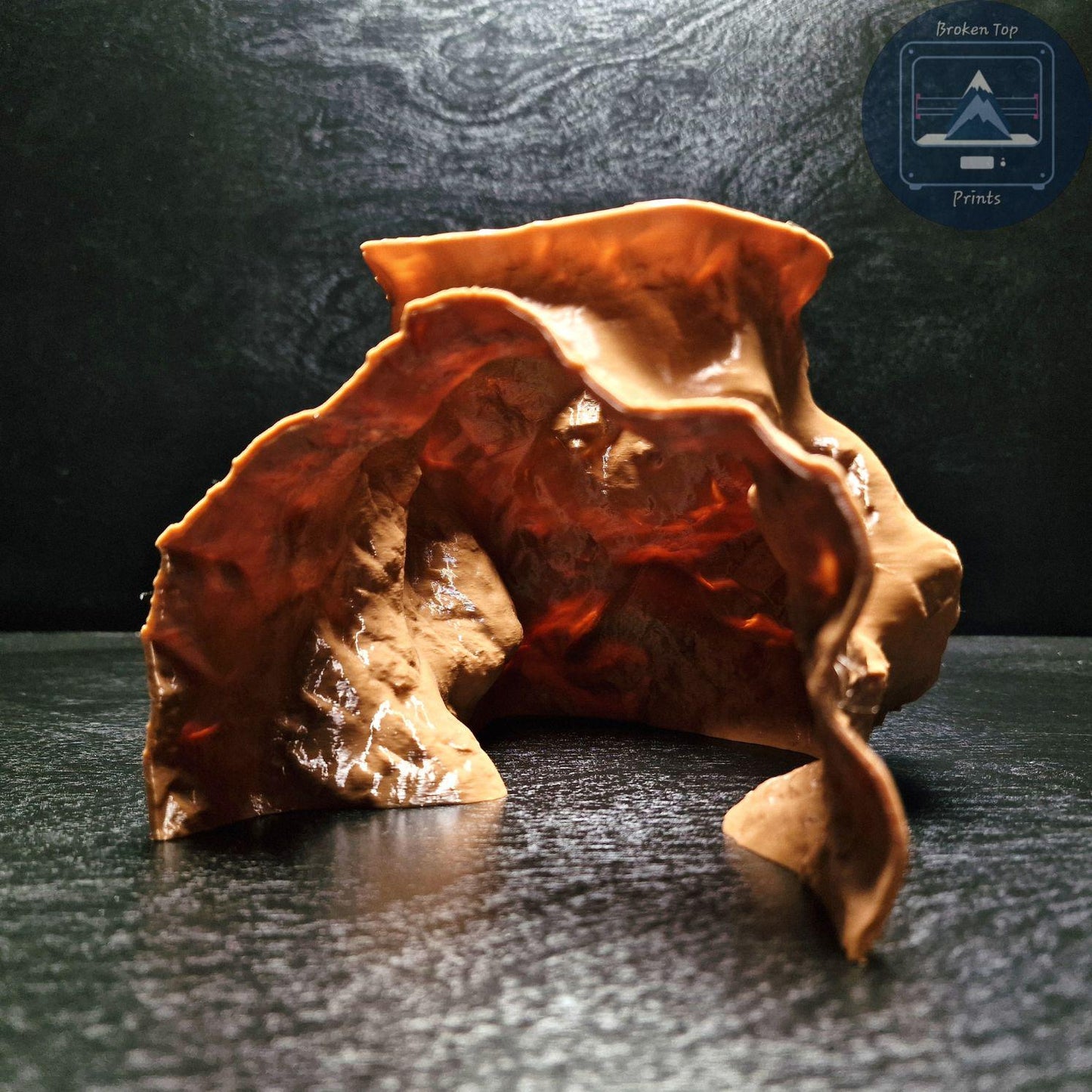 Twilight Cavern – 3D Printed Aquarium & Terrarium Hideout | Naturalistic Fish, Shrimp, Reptile Cave Decor