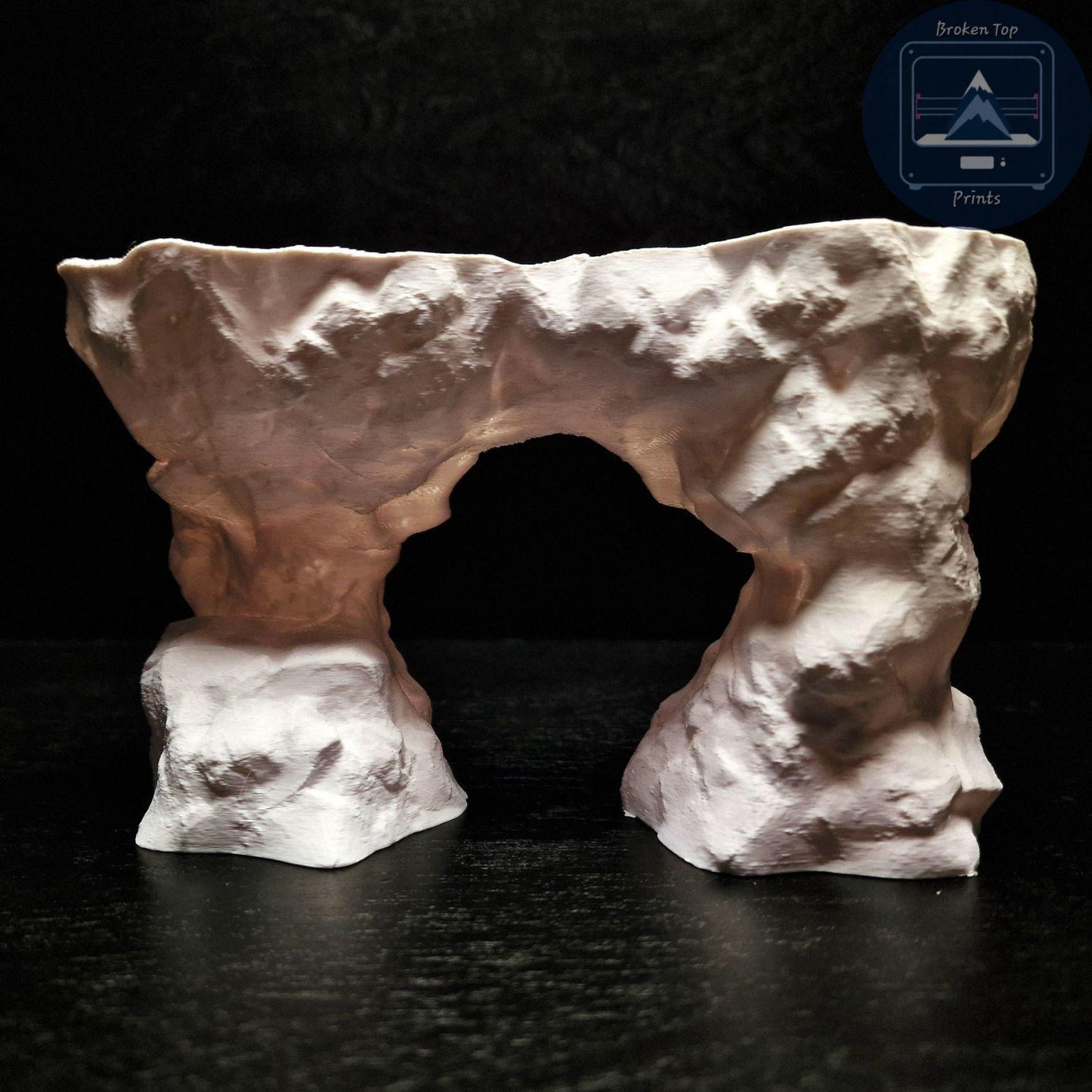 Stone Arch Hardscape Decor | Natural Rock Bridge Cave, Sculpted Terrain Hideout, Substrate-Safe Structure – Driftstone Arch