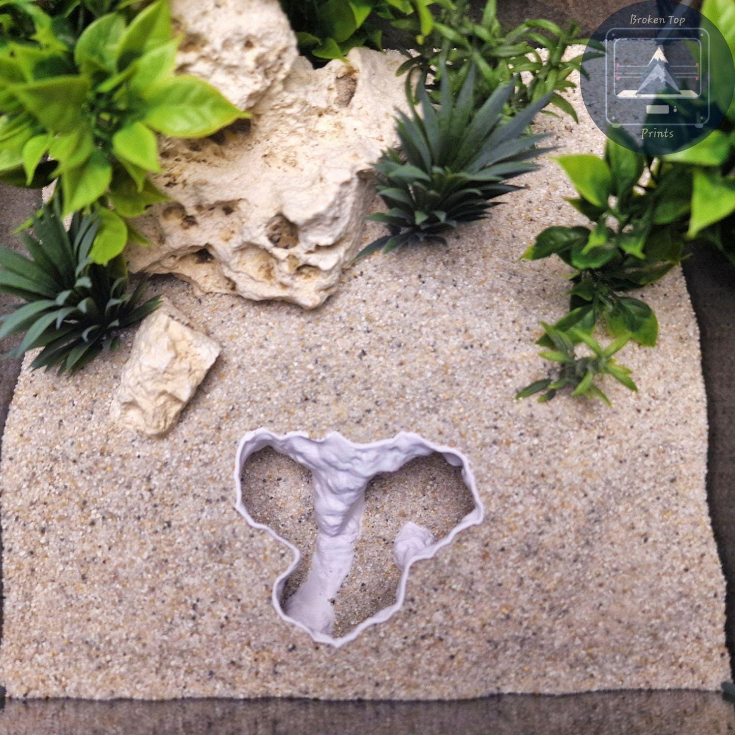 Aquarium Cave Tunnel Hide – Catacombs Hollow- 3D Printed Shelter for Fish, Shrimp & Reptiles