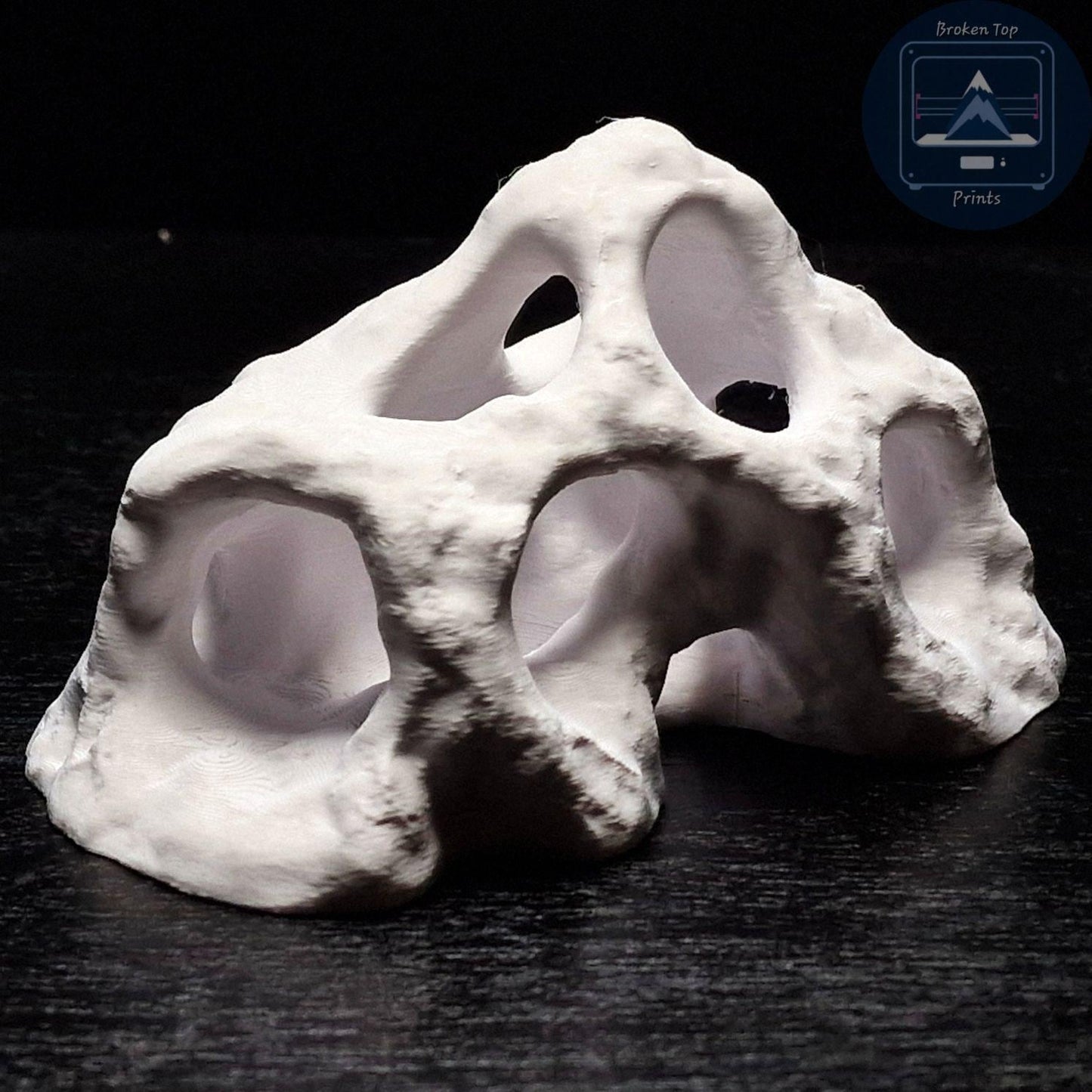 Aquarium Cave, Terrarium Hide, MoonRock Hide, 3D Printed PETG Fish Shelter, Shrimp Hideout, Gecko & Reptile Cave, Aquascape Decor