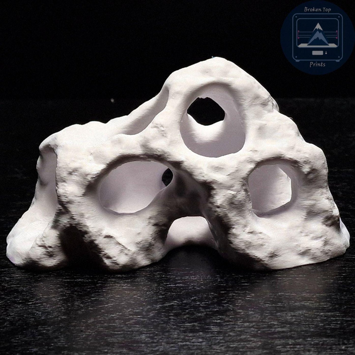 Aquarium Cave, Terrarium Hide, MoonRock Hide, 3D Printed PETG Fish Shelter, Shrimp Hideout, Gecko & Reptile Cave, Aquascape Decor