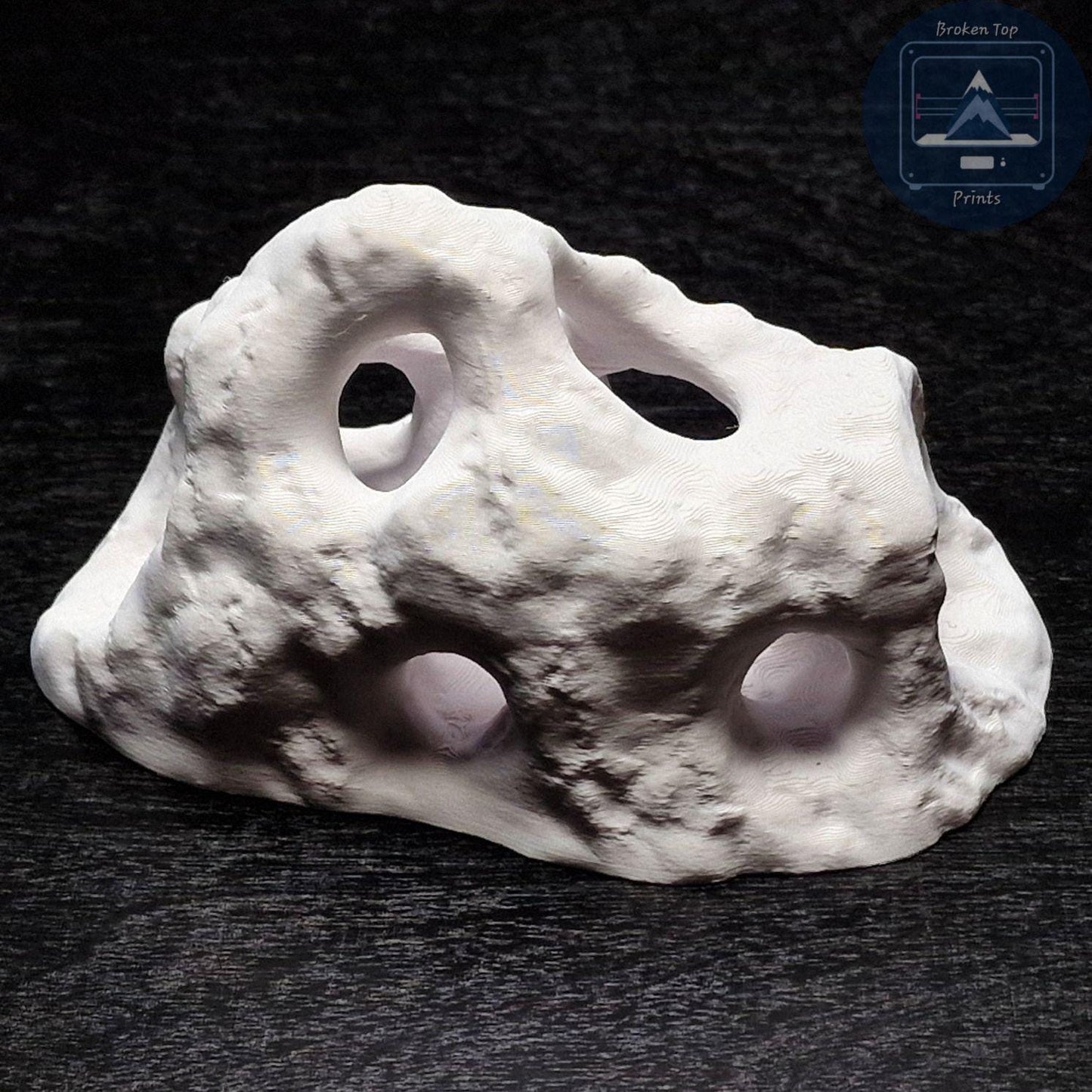 Aquarium Cave, Terrarium Hide, MoonRock Hide, 3D Printed PETG Fish Shelter, Shrimp Hideout, Gecko & Reptile Cave, Aquascape Decor